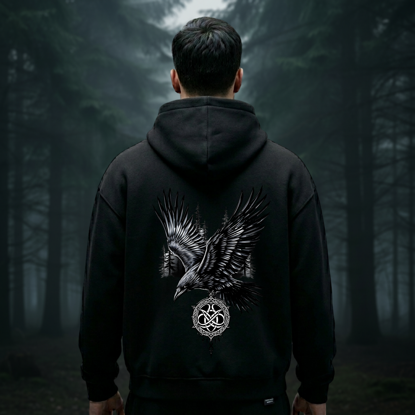 Odins Rabe Oversized Zipper Hoodie