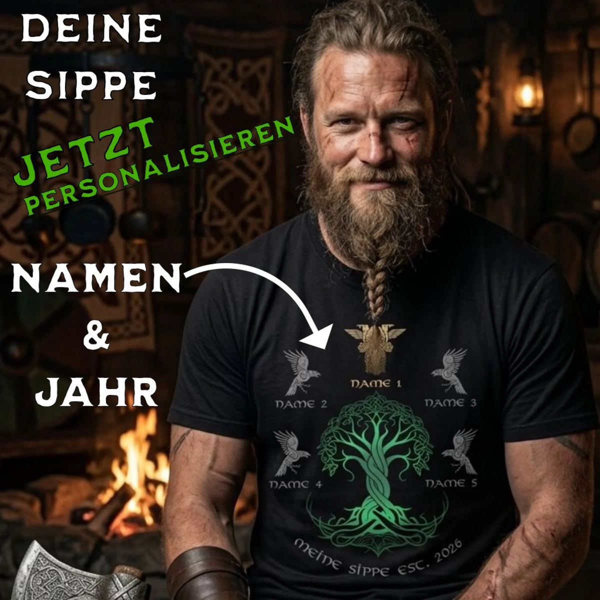 Peronalisierte Produkte Werbung - Meine Sippe
