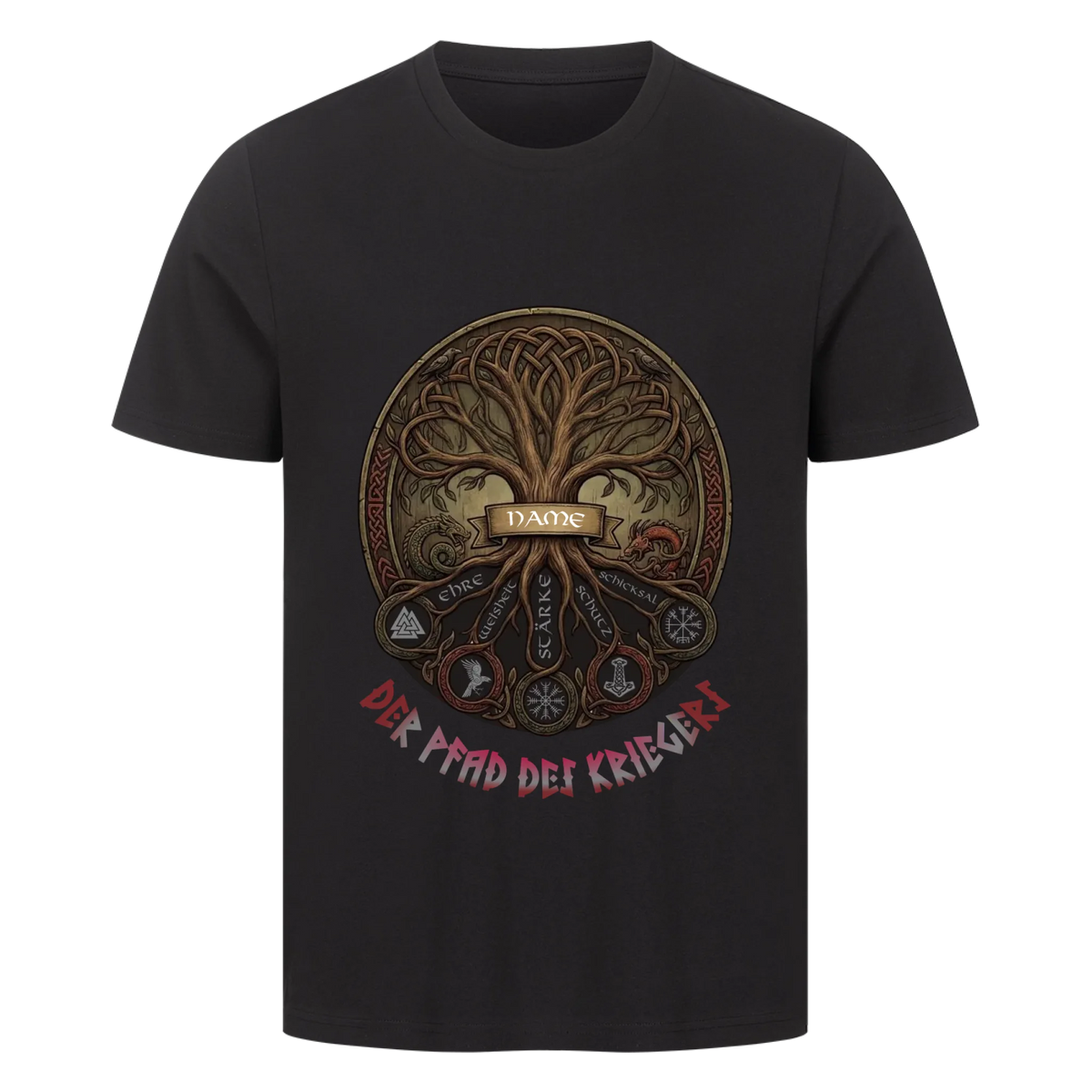 Personalisiert - Deine Werte Deine Wurzeln T-Shirt