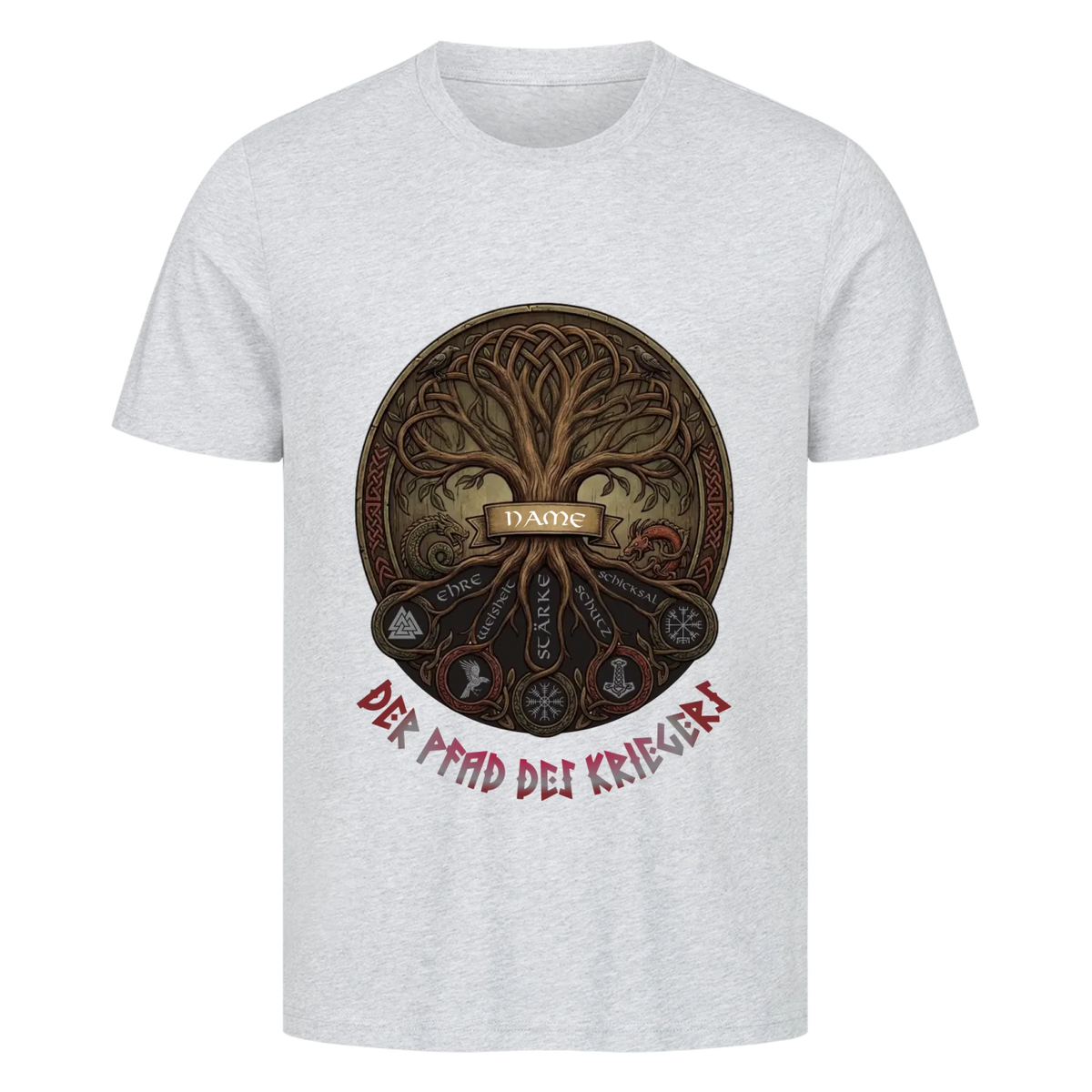 Personalisiert - Deine Werte Deine Wurzeln T-Shirt