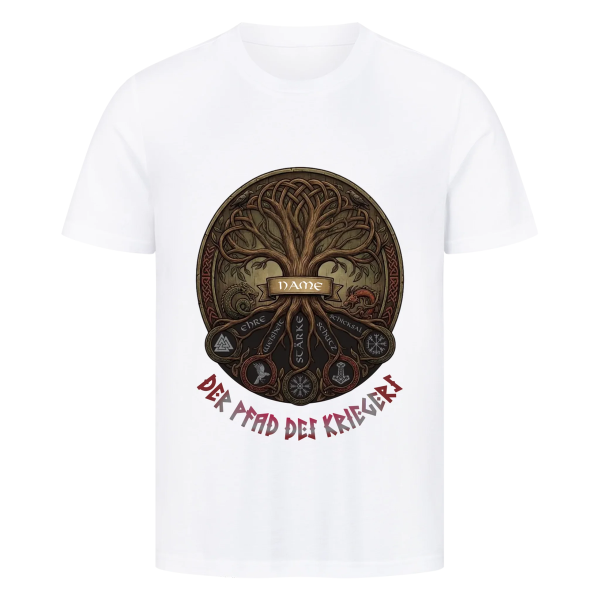 Personalisiert - Deine Werte Deine Wurzeln T-Shirt