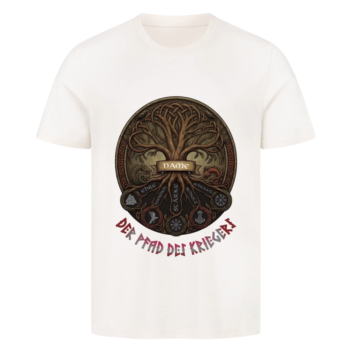 Personalisiert - Deine Werte Deine Wurzeln T-Shirt