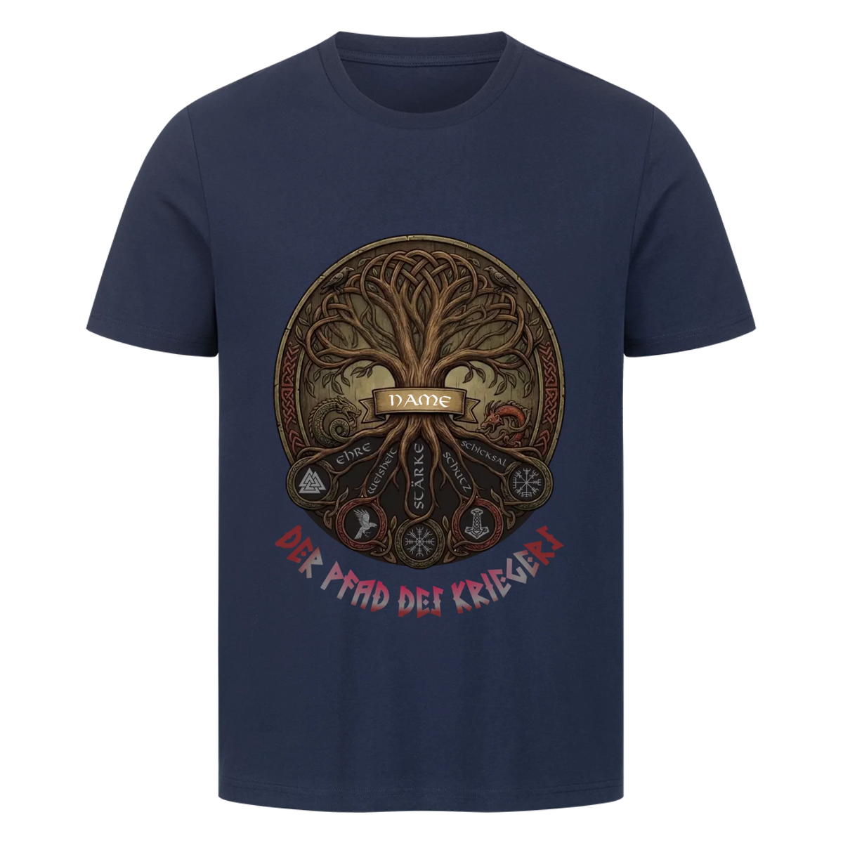 Personalisiert - Deine Werte Deine Wurzeln T-Shirt