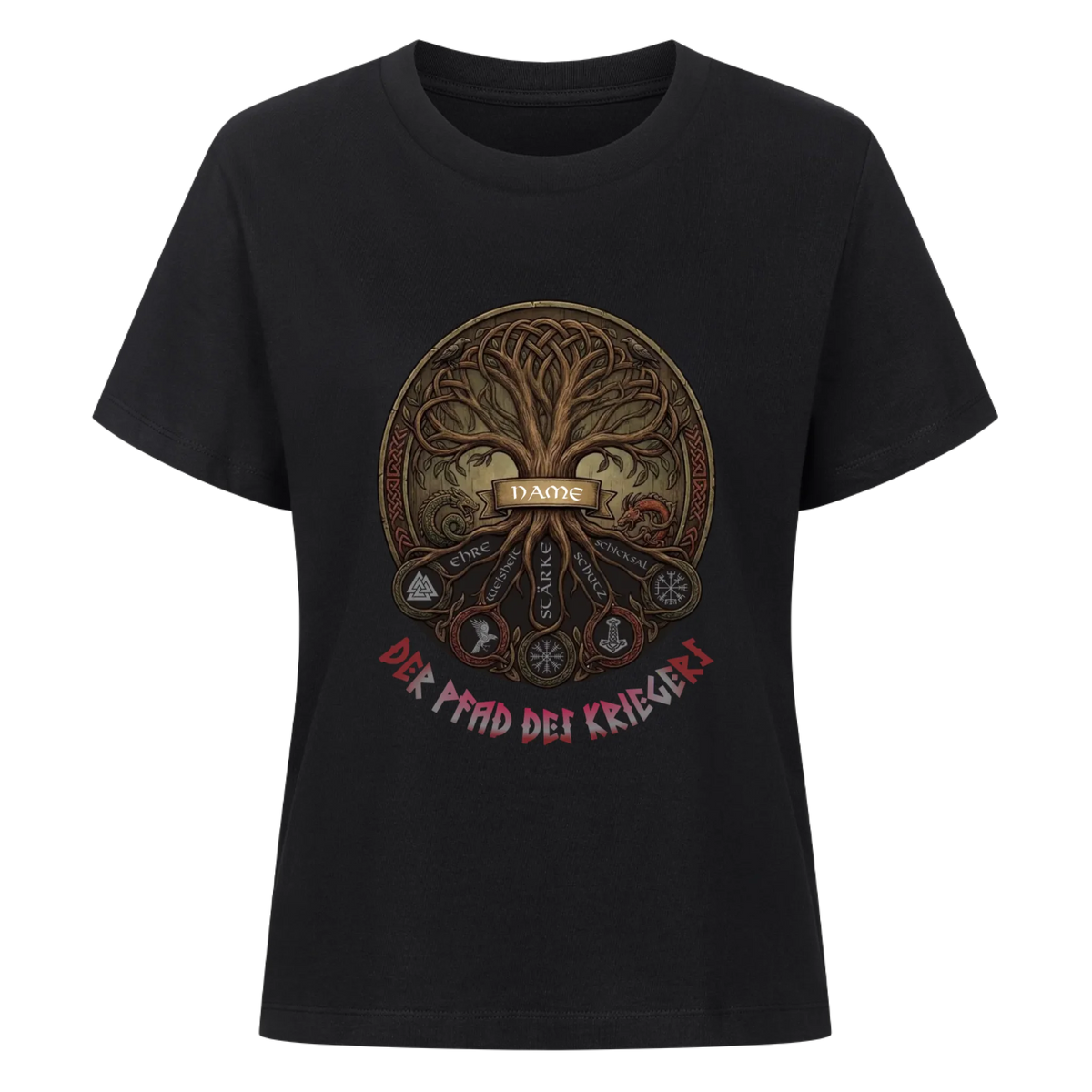 Personalisiert - Deine Werte Deine Wurzeln T-Shirt