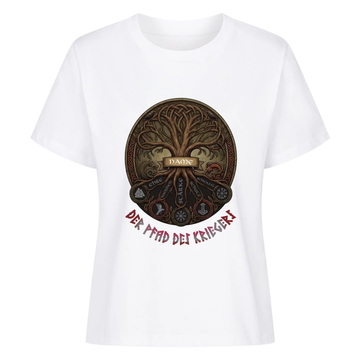 Personalisiert - Deine Werte Deine Wurzeln T-Shirt