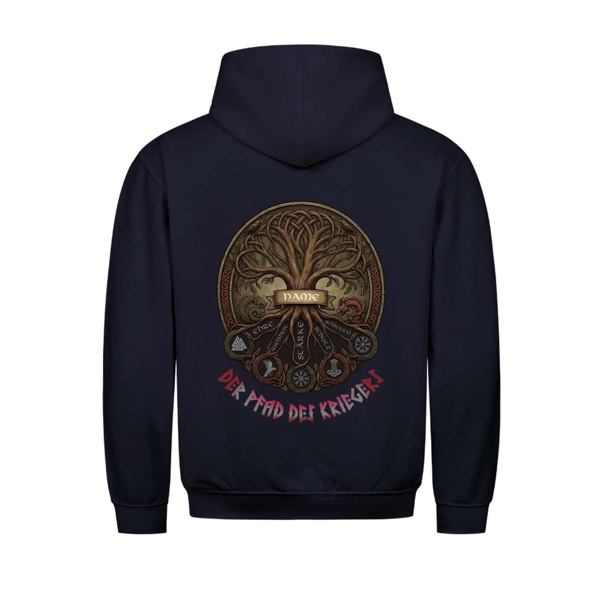 Personalisiert - Deine Werte Deine Wurzeln Hoodie