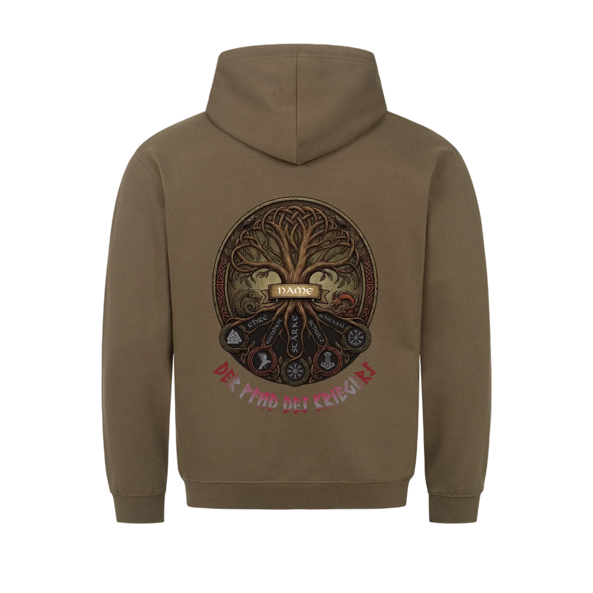Personalisiert - Deine Werte Deine Wurzeln Hoodie
