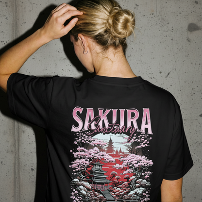 Sakura Sanctuary Oversized Shirt