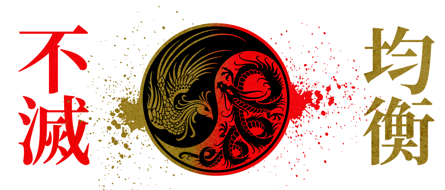 Glas-Tasse satiniert - Yin & Yang