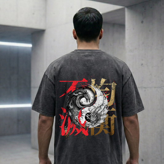 The Balance of Dragons Oversized Shirt