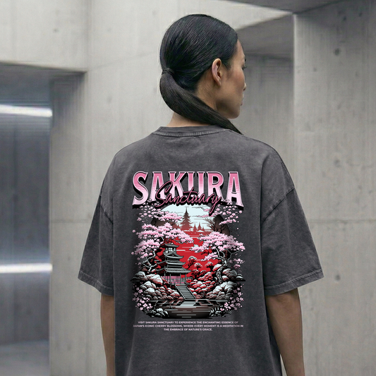Sakura Sanctuary Oversized Shirt