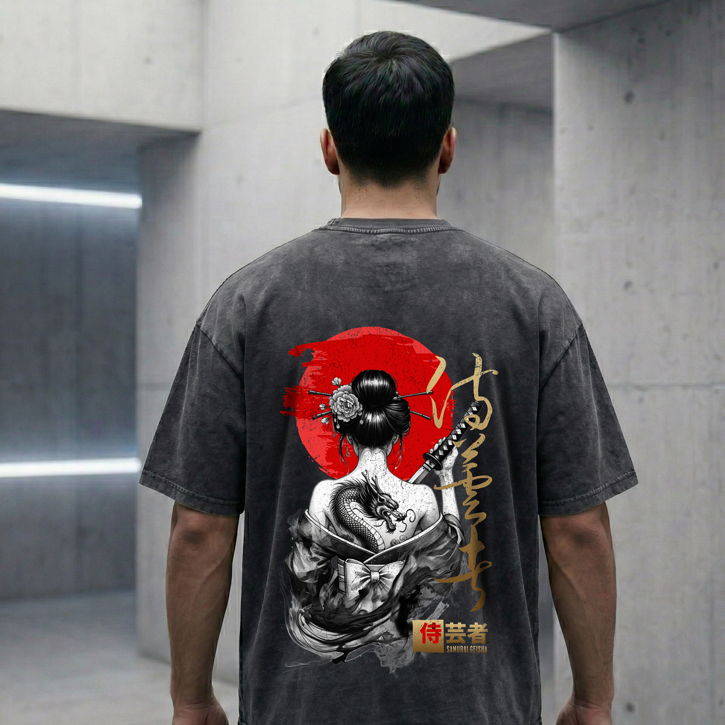 Samurai Geisha Oversized Shirt