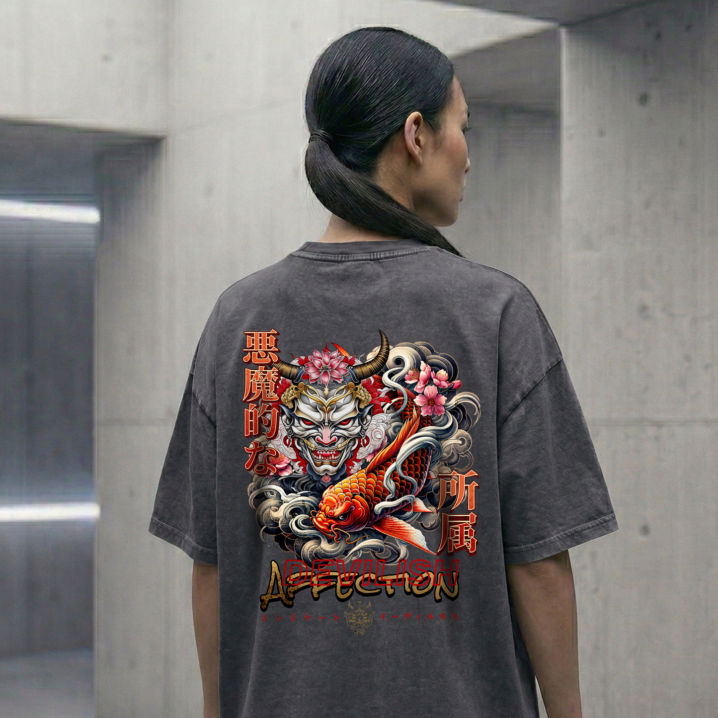 Devilish Affection Oversized Shirt