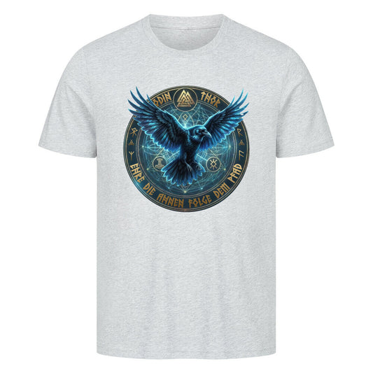 Wikinger T-Shirt Ehre die Ahnen Grau Nordische Mythologie Vikings Wizards