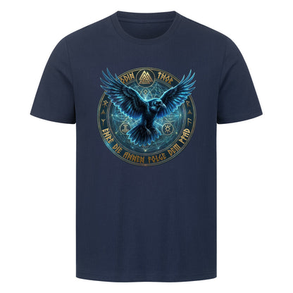 Wikinger T-Shirt Ehre die Ahnen Navy Nordische Mythologie Vikings Wizards