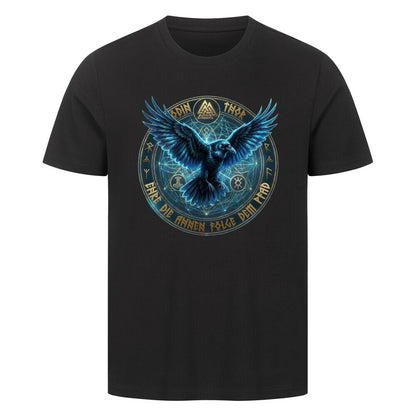 Wikinger T-Shirt Ehre die Ahnen Schwarz Nordische Mythologie Vikings Wizards
