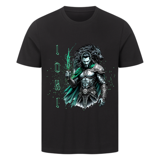 Wikinger T-Shirt Loki Trickster Gott Schwarz Nordische Mythologie Valhalla Vikings Wizards