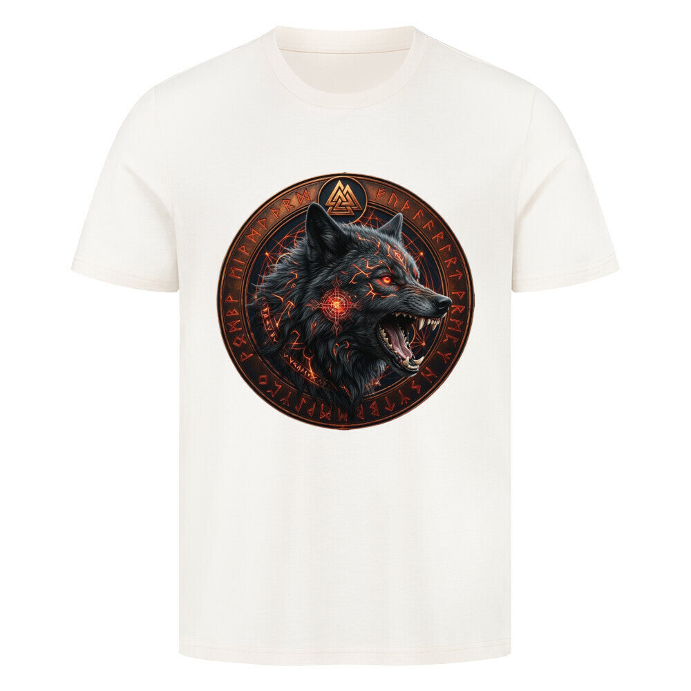 Wikinger T-Shirt Ragnarök Fenrir Natural Nordische Mythologie Vikings Wizards